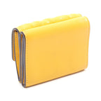 Fendi Trifold Wallet Baguette Micro Yellow Leather — view 2