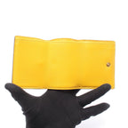 Fendi Trifold Wallet Baguette Micro Yellow Leather — view 3