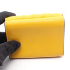 Fendi Trifold Wallet Baguette Micro Yellow Leather — view 8