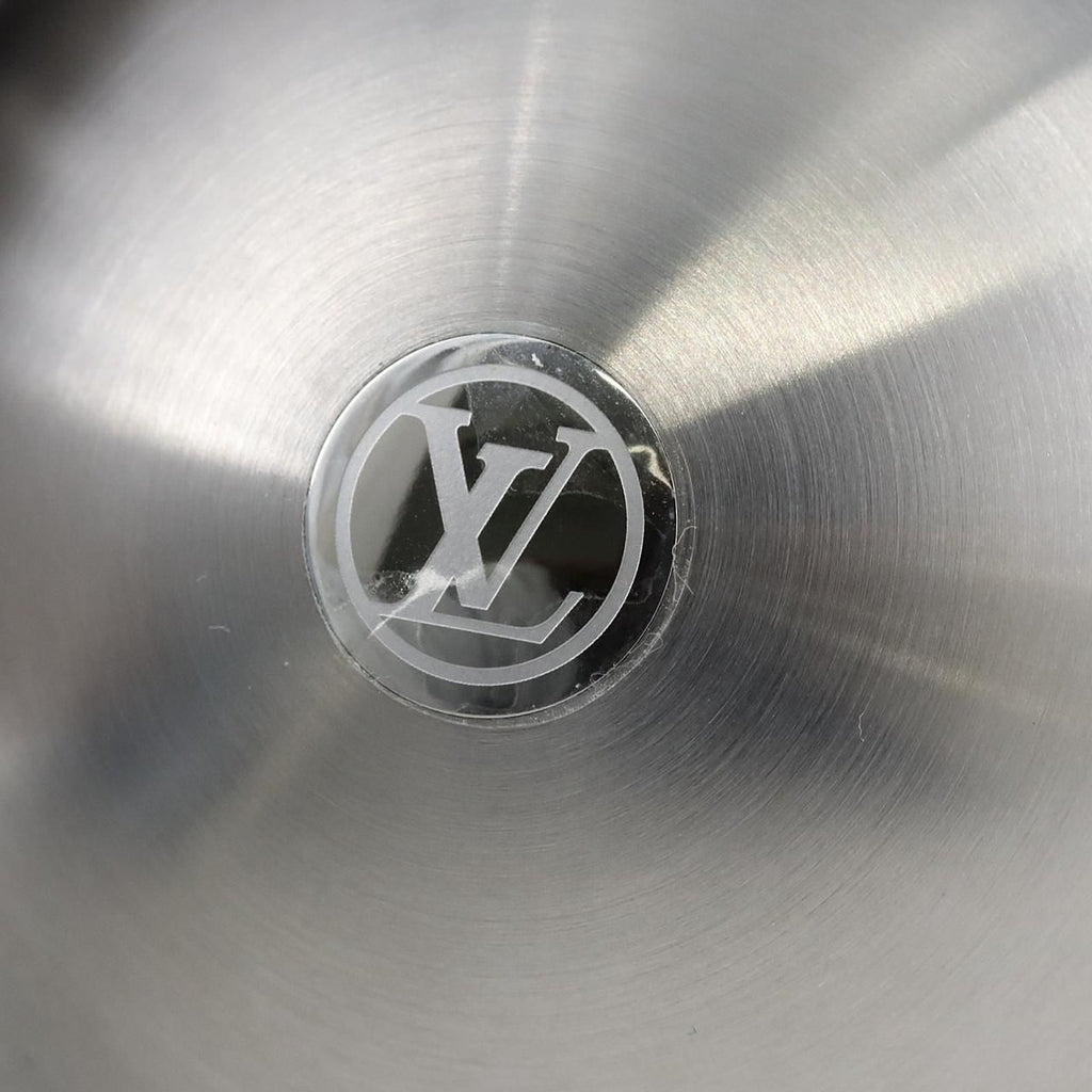 Louis Vuitton Tumble Dual Time Table Clock Trunk SS Quartz — view 4
