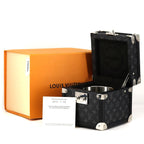 Louis Vuitton Tumble Dual Time Table Clock Trunk SS Quartz — view 5