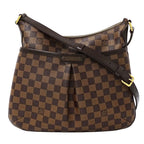 Louis Vuitton Damier Shoulder Bag Blue Bloomsbury PM Brown