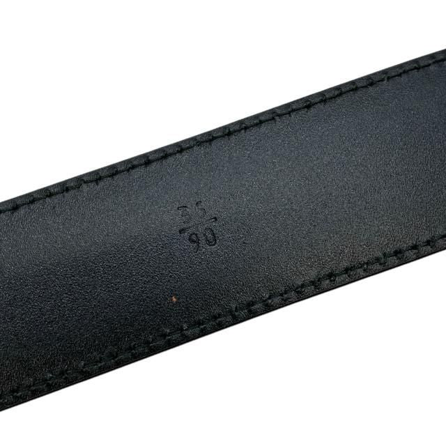 Prada 2 Cc121 4 Belt Saffiano Leather Black Silver — view 7