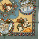 Hermes Scarf Silk Carre 90 le Triomphe du Paladin Victory of the Knights — view 5