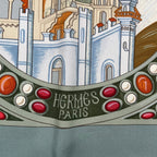 Hermes Scarf Silk Carre 90 le Triomphe du Paladin Victory of the Knights — view 6