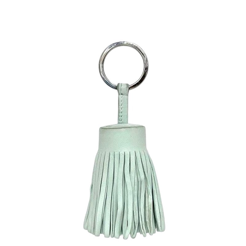 Hermes Key Ring Carmen Light Green Leather