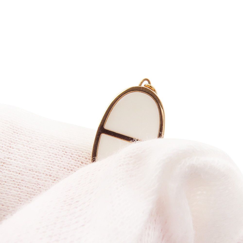 Hermes Bracelet Chaine D'ancre Verso 18K Pink Gold White Ceramic — view 5