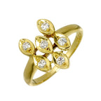Dior Ring Diamond 18k YG Yellow Gold