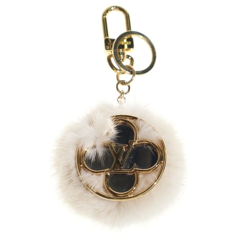 Louis Vuitton Porte Cles Flower Finesse Key Ring Key Holder Charm Gold