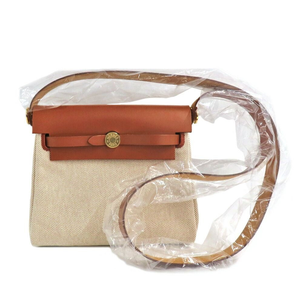 Hermes Herbag Zip 20 Manufactured Brown