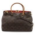 Louis Vuitton Monogram Pallas MM 2-Way Shoulder Bag Semi Cerise