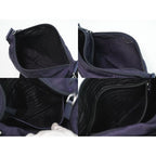 Prada Nylon Shoulder Bag Pochette Navy — view 8