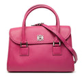 Loewe Anagram Alamo 28 Shoulder Bag 2-Way Pink Leather