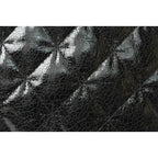 Chanel Tote Bag Chain Vintage Patent Leather Quilted Stitching Black — view 5