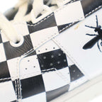 Christian Dior D-Bee Checker Sneakers Ls0218 Black and White 41 — view 7