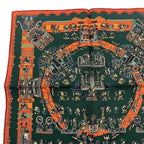 Hermes Astres Et Soleils Celestial Bodies And The Sun Silk Scarf Multicolor Box — view 3