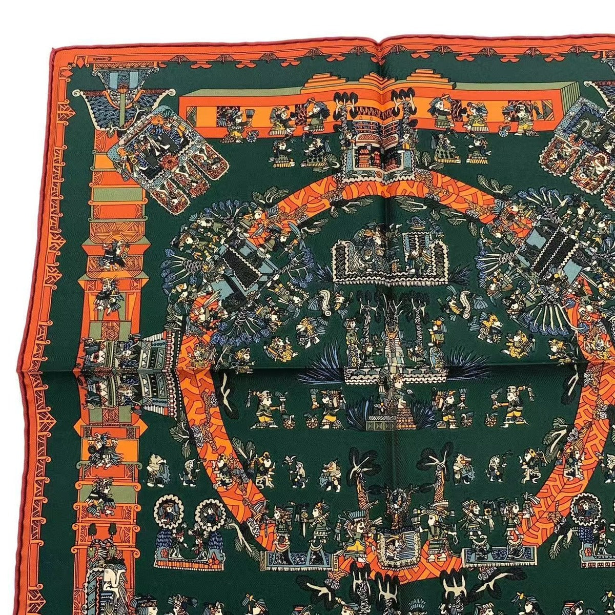 Hermes Astres Et Soleils Celestial Bodies And The Sun Silk Scarf Multicolor Box — view 3