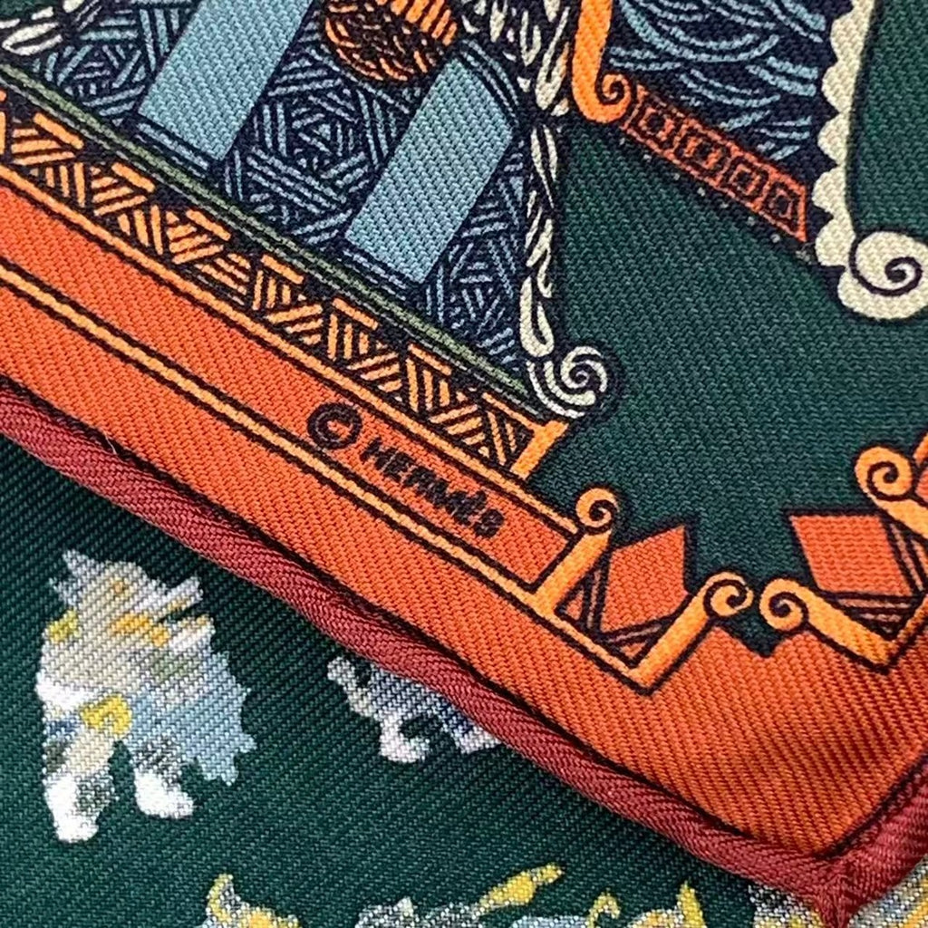 Hermes Astres Et Soleils Celestial Bodies And The Sun Silk Scarf Multicolor Box — view 7