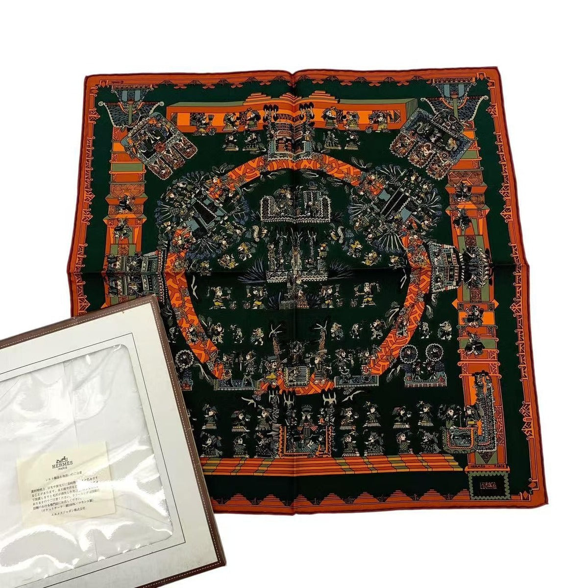 Hermes Astres Et Soleils Celestial Bodies And The Sun Silk Scarf Multicolor Box