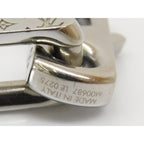 Louis Vuitton Bracelet Monogram Chain L 22.5 cm Silver Black Color 8C — view 3
