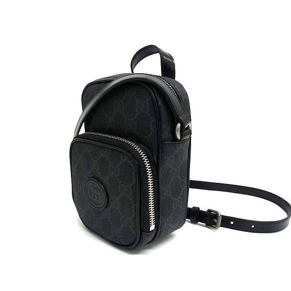 Gucci Interlocking G GG Pattern Leather Shoulder Bag — view 3