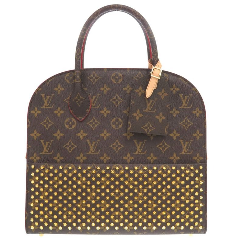 Louis Vuitton Christian Louboutin Monogram Iconoclast Studded Halaco