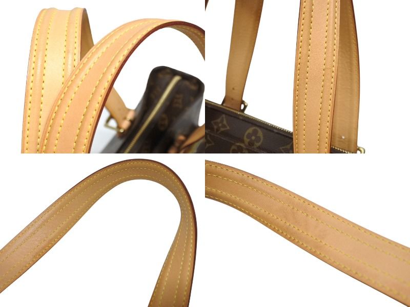 Louis Vuitton Multipli Cite Handbag Monogram Leather Gold — view 6