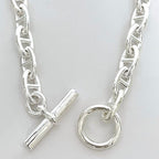 Hermes Necklace Chaine D'ancre GM 29 Frames Silver Ag — view 3