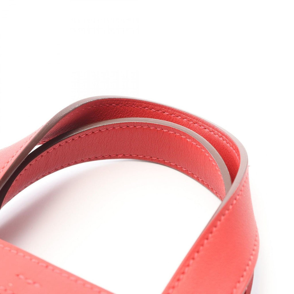 Hermes Handbag In The Loop 18 ck Rouge Casac Leather — view 7