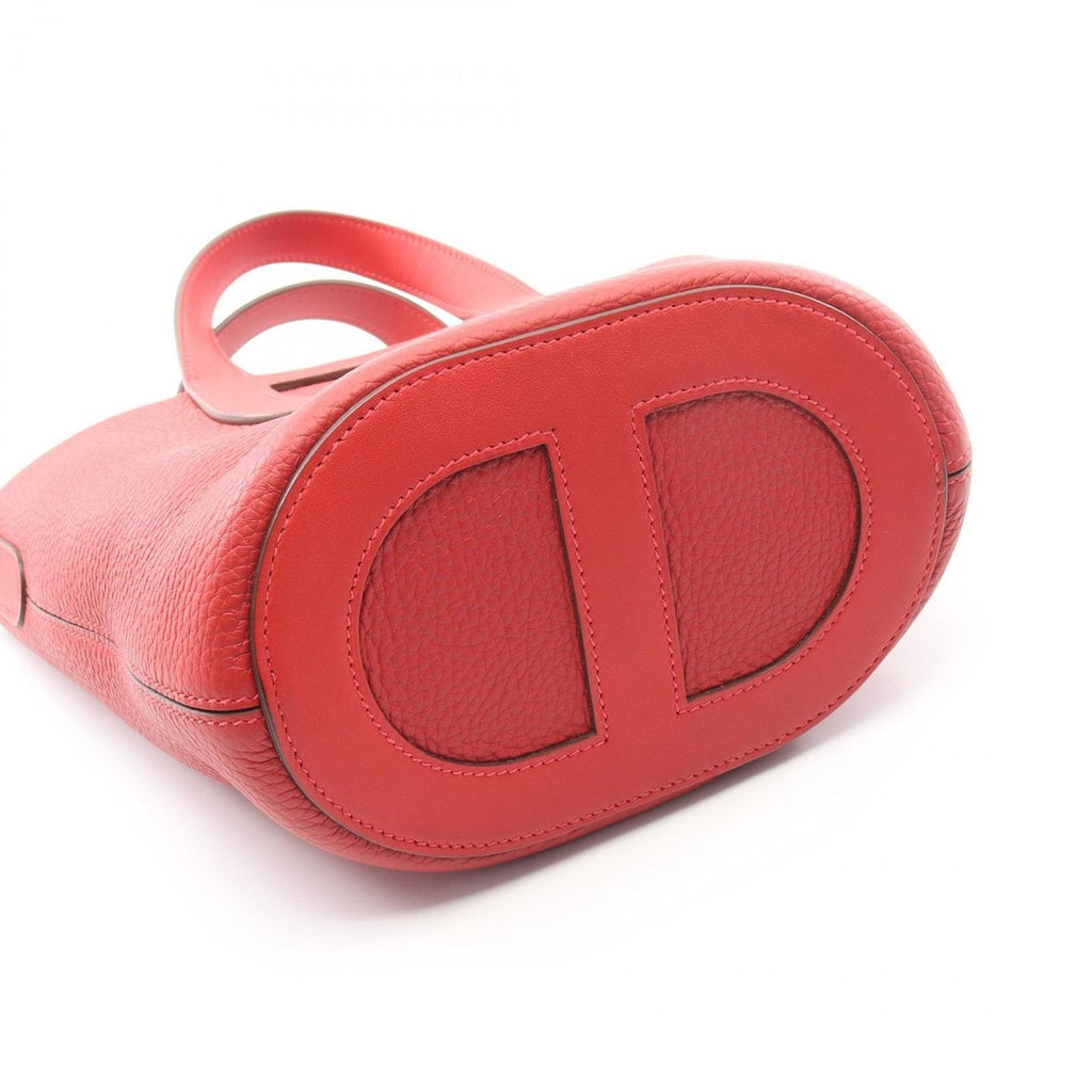 Hermes Handbag In The Loop 18 ck Rouge Casac Leather — view 8