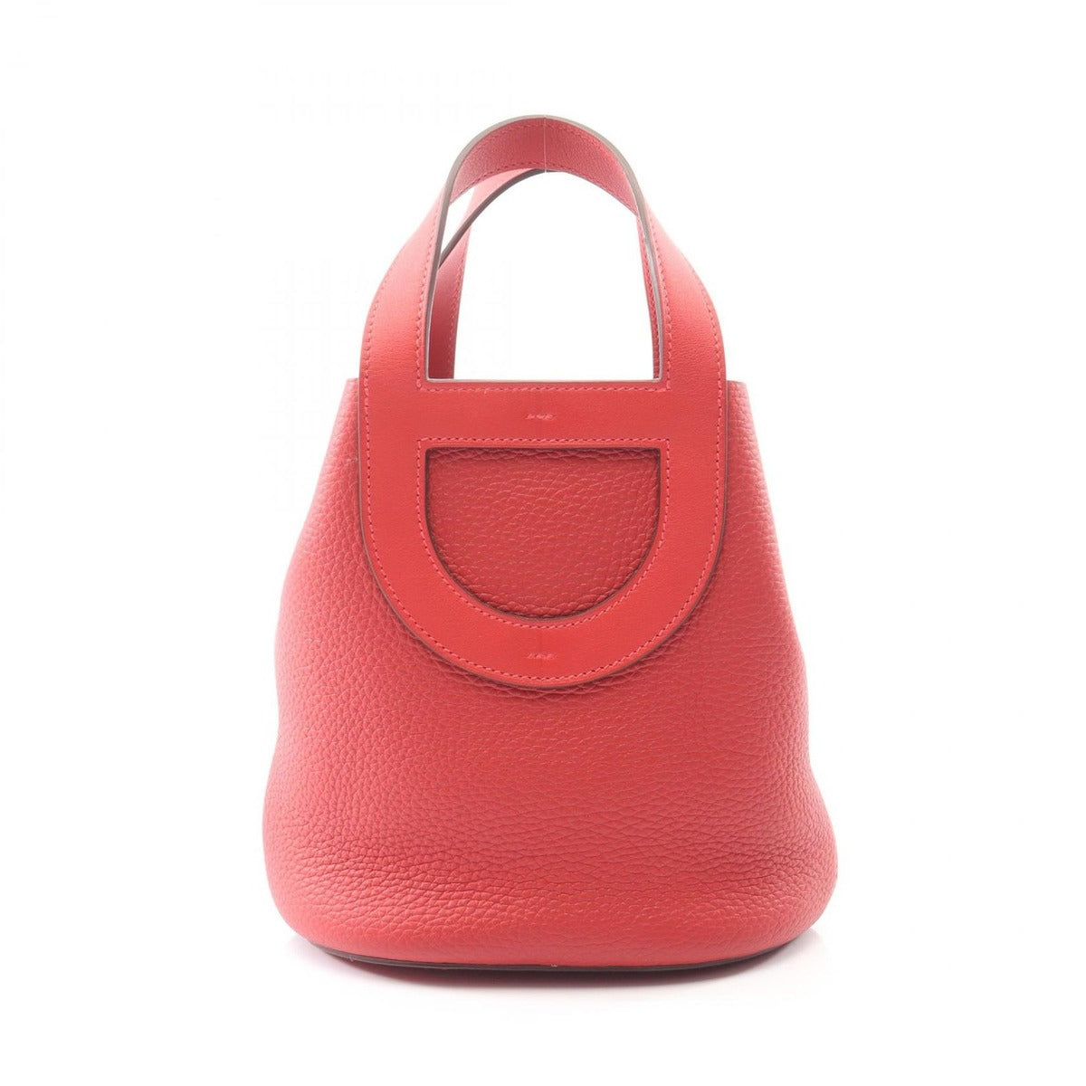 Hermes Handbag In The Loop 18 ck Rouge Casac Leather
