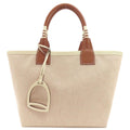 Hermes Steep 25 Handbag Toile Ash