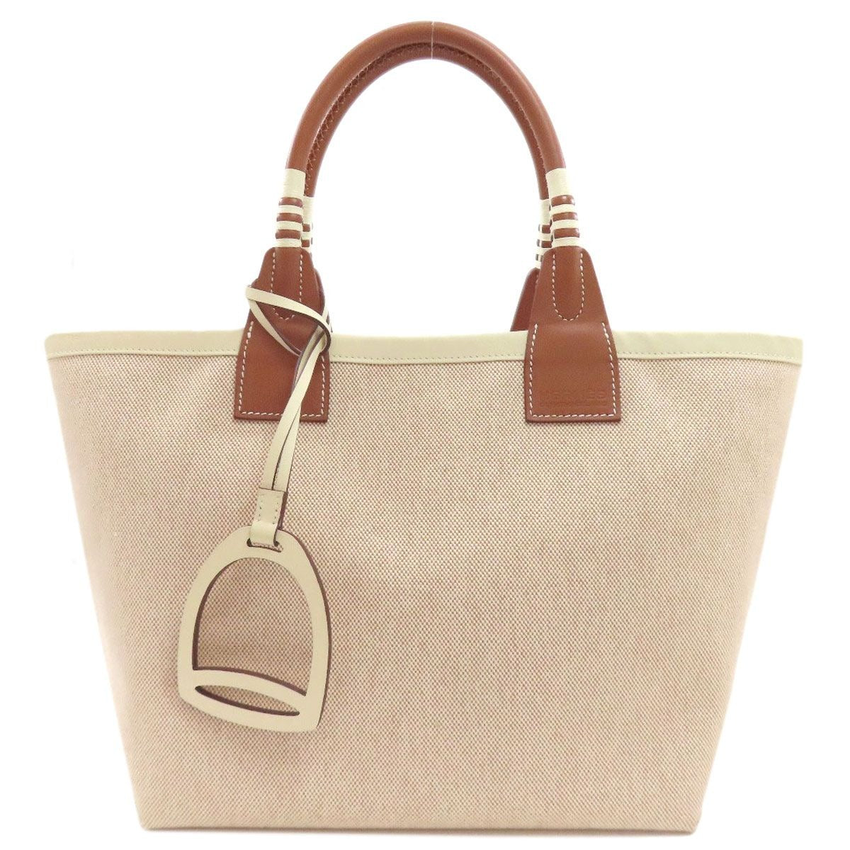 Hermes Steep 25 Handbag Toile Ash