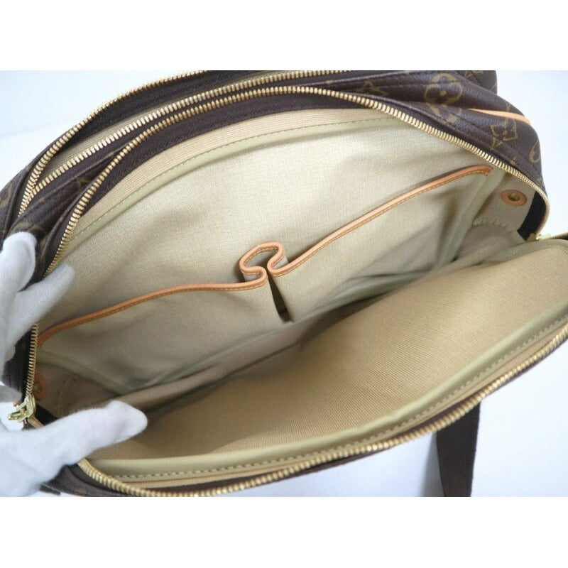Louis Vuitton Reporter Shoulder Bag Monogram Brown — view 5