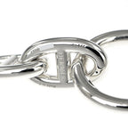 Hermes Chaine D'ancre MM 13 Frames AG 925 Silver Bracelet Bangle — view 7