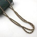 Prada Nylon Quilted Chain Shoulder Bag Green — view 7