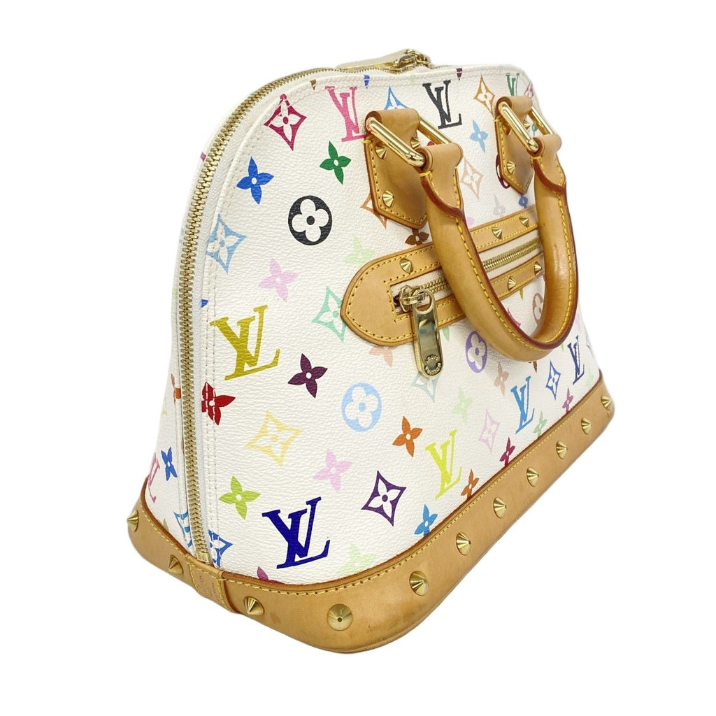 Louis Vuitton Handbag Monogram Multicolor Alma Blanc — view 2