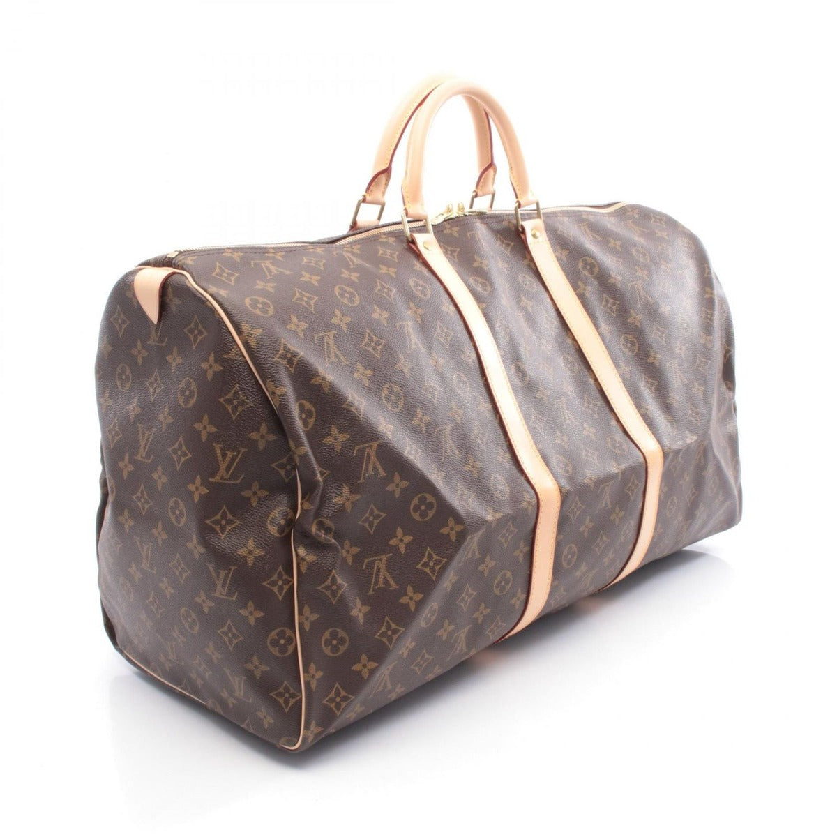 Louis Vuitton Boston Bag Keepall 60 Canvas Leather — view 2