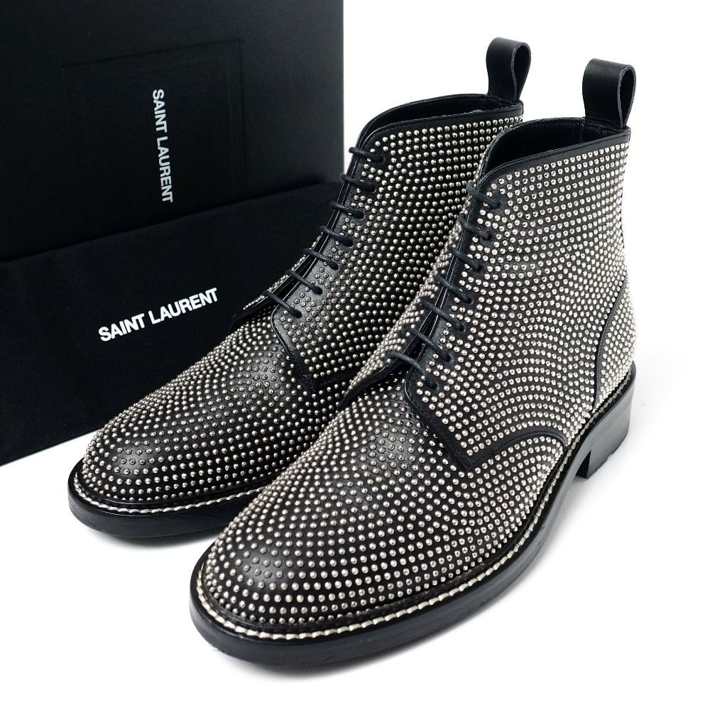 Saint Laurent Paris Boots 42 Studded Shoes
