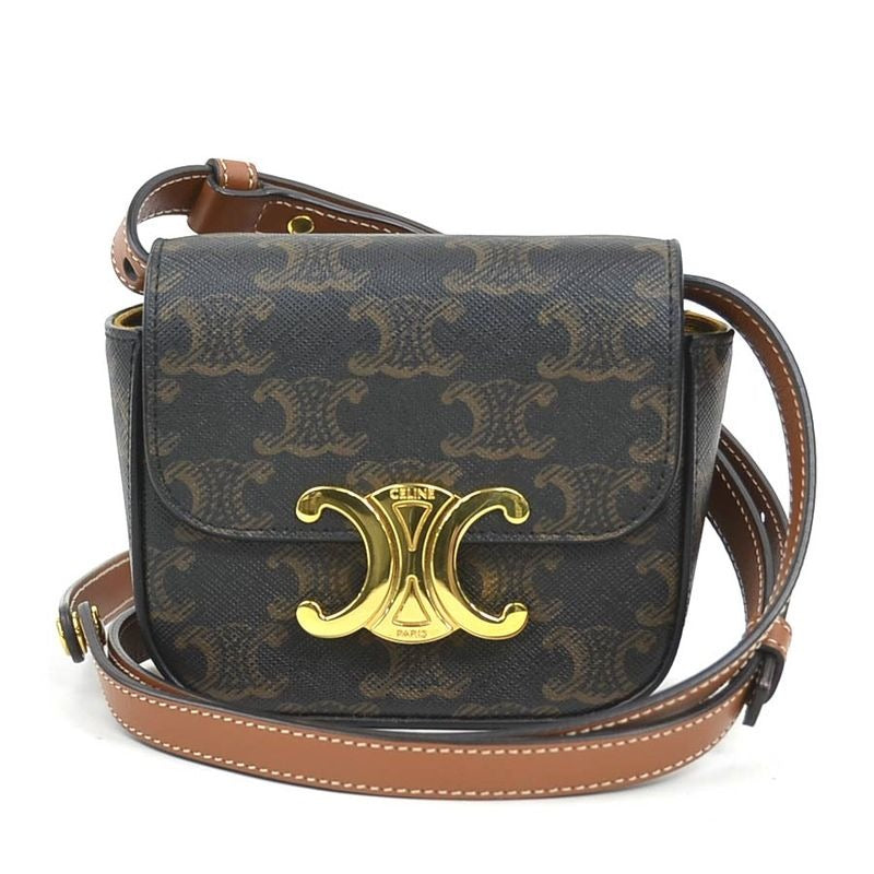Celine Shoulder Bag Triomphe Mini Claude