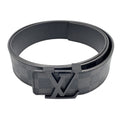 Louis Vuitton Ceinture LV Initial Leather Black Belt