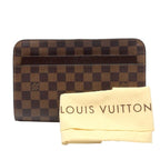Louis Vuitton Damier Ebene Clutch Bag Saint Second