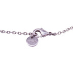 Christian Dior Cles D-lune CD Logo Bracelet Metal Rhinestone Silver 0089 — view 4