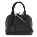 Louis Vuitton Epi Alma BB Handbag Mini Bag 2-Way Shoulder Noir Black
