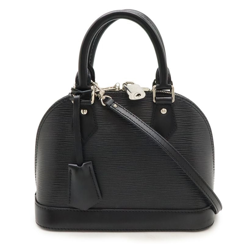Louis Vuitton Epi Alma BB Handbag Mini Bag 2-Way Shoulder Noir Black