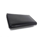 Prada Key Case Black Leather Silver Key Holder — view 2