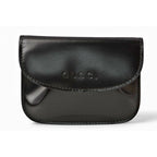 Gucci Coin Case Purse Wallet Vintage Leather Black 030 2091
