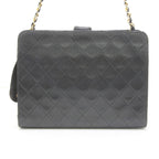 Chanel Shoulder Bag Quilted Chain Scratch Yes Black — view 3