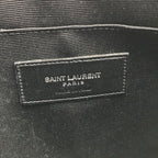 Saint Laurent Star Patchwork Metallic Leather Clutch Pochette Pouch Case — view 8