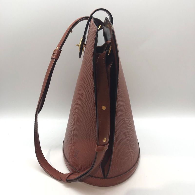 Louis Vuitton Epi Cluny Shoulder Bag Kenya Brown — view 4